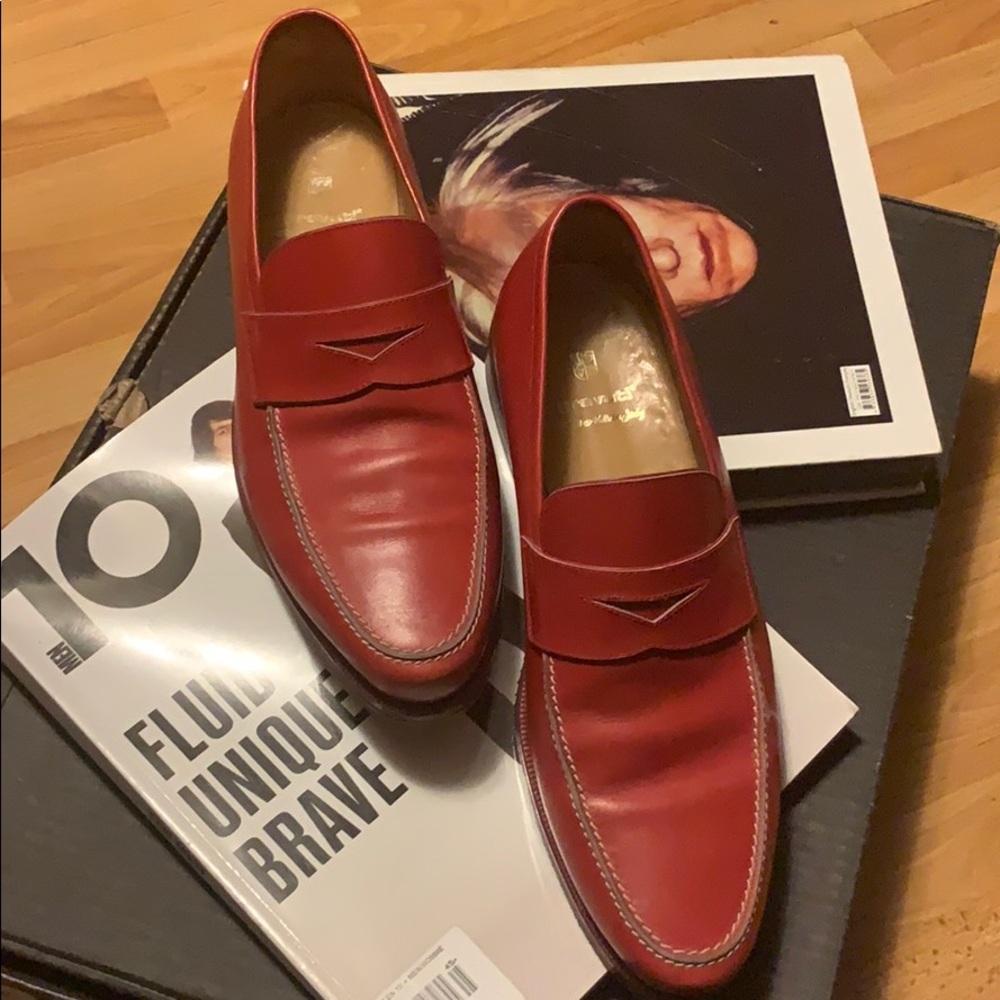 GRAVATI Men’s loafer in RED!